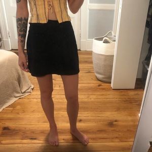 Girlfriend Collective Black Sport Skort